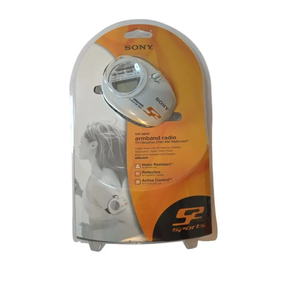 Sony SRF-M85V S2 Sports Walkman Armband Radio Brand New Sealed Rare NWT